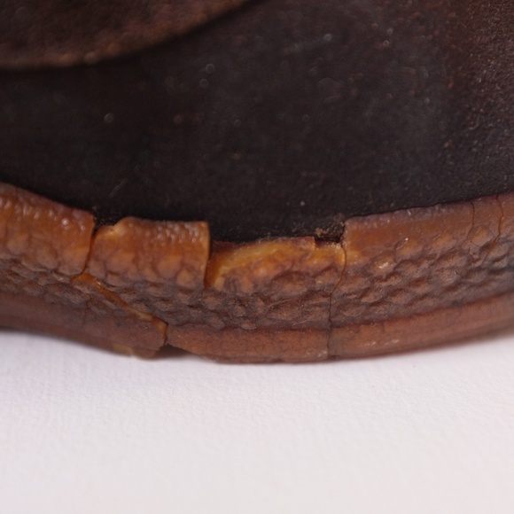 vintage brown suede boots | vtg 1960s brown boots - Picture 15 of 16